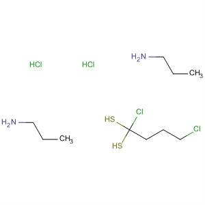 1-Propanamine, 3,3'-[1,4-butanediylbis(thio)]bis-, dihydrochloride molecular structure
