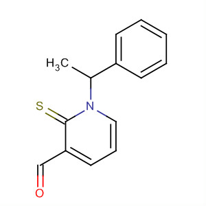 3-Pyridinecarboxaldehyde, 1,2-dihydro-1-(1-phenylethyl)-2-thioxo-