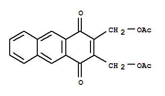 (1,4-dioxo-1,4-dihydroanthracene-2,3-diyl)dimethanediyl diacetate