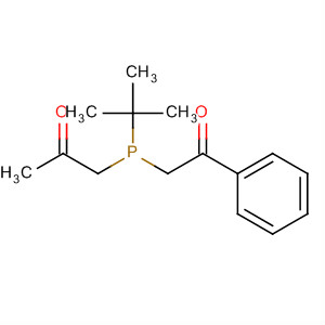 2-Propanone, 1-[(1,1-dimethylethyl)(2-oxo-2-phenylethyl)phosphino]- molecular structure
