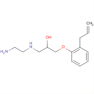 2-Propanol, 1-[(2-aminoethyl)amino]-3-[2-(2-propenyl)phenoxy]- molecular structure