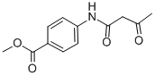 METHYL 4-(ACETOACETYLAMINO)BENZENECARBOXYLATE molecular structure