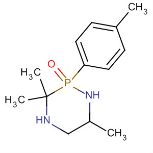 1,4,2-Diazaphosphorine, hexahydro-3,3,6-trimethyl-2-(4-methylphenyl)-,2-oxide molecular structure