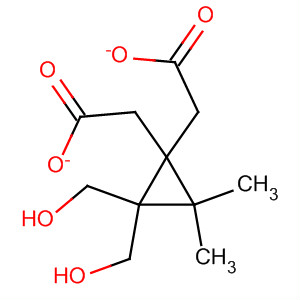 1,2-Cyclopropanedimethanol, 3,3-dimethyl-, diacetate, cis- molecular structure