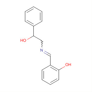 Benzenemethanol, a-[[[(2-hydroxyphenyl)methylene]amino]methyl]- molecular structure