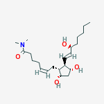 prostaglandin F2alpha N-dimethylamide molecular structure