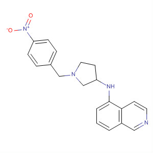 5-Isoquinolinamine, N-[1-[(4-nitrophenyl)methyl]-3-pyrrolidinyl]- molecular structure