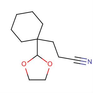 Cyclohexanepropanenitrile, 1-(1,3-dioxolan-2-yl)-