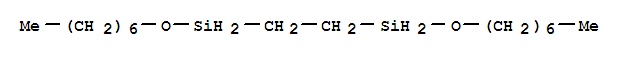 Silane,1,2-ethanediylbis[(heptyloxy)- molecular structure