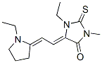 1-ethyl-5-[(1-ethyl-2-pyrrolidinylidene)ethylidene]-3-methyl-2-thioxoimidazolidin-4-one