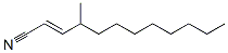 4-methyldodec-2-ene-1-nitrile molecular structure