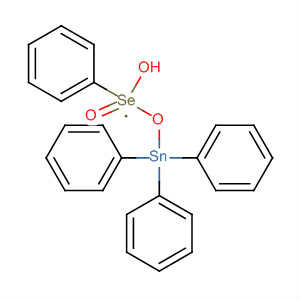 Stannane, triphenyl[(phenylseleninyl)oxy]- molecular structure