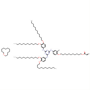 2-Propenoic acid,[4-[[4,6-bis[[3,4-bis(dodecyloxy)phenyl]amino]-1,3,5-triazin-2-yl]amino]-1,2-phenylene]bis(oxy-11,1-undecanediyl) ester