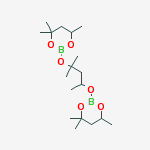 1,3,2-Dioxaborinane, 2,2-((1,1,3-trimethyl-1,3-propanediyl)bis(oxy))bis(4,4,6-trimethyl- molecular structure