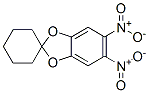 5,6-dinitrospiro[1,3-benzodioxole-2,1-cyclohexane] molecular structure