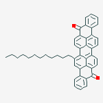 Dinaphtho(1,2,3-cd:1',2',3'-lm)perylene-9,18-dione, lauryl derivs.