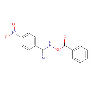 Benzenecarboximidamide, N-(benzoyloxy)-4-nitro- molecular structure