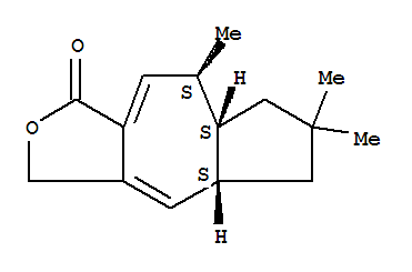 (4aS,7aS,8S)-6,6,8-trimethyl-4a,5,6,7,7a,8-hexahydroazuleno[5,6-c]furan-1(3H)-one molecular structure