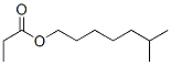 Propanoic acid 6-methylheptyl ester molecular structure