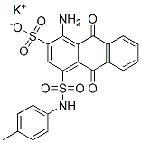 1-Amino-9,10-dihydro-4-[[(4-methylphenyl)amino]sulfonyl]-9,10-dioxo-2-anthracenesulfonic acid potassium salt