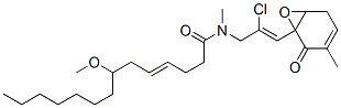 N-[2-Chloro-3-(3-methyl-2-oxo-7-oxabicyclo[4.1.0]hept-3-en-1-yl)-2-propenyl]-7-methoxy-N-methyl-4-tetradecenamide