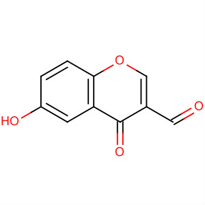 4H-1-Benzopyran-3-carboxaldehyde, 6-hydroxy-4-oxo- molecular structure