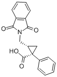 (Z)-1-Phenyl-2-(phthalimidomethyl)cyclopropanecarboxylic acid