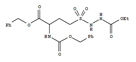 ethyl 7-[(benzyloxy)carbonyl]-9-oxo-11-phenyl-10-oxa-4-thia-2,3,8-triazaundecan-1-oate 4,4-dioxide