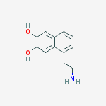 2,3-NAPHTHALENEDIOL,5-(2-AMINOETHYL)- molecular structure
