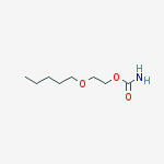 2-Pentoxyethyl=carbamate molecular structure