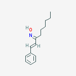 (ne)-n-[(e)-1-phenylnon-1-en-3-ylidene]hydroxylamine molecular structure