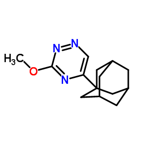 3-methoxy-5-(tricyclo[3.3.1.1~3,7~]dec-1-yl)-1,2,4-triazine