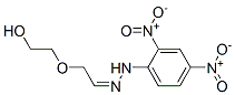 2-[(2Z)-2-[(2,4-dinitrophenyl)hydrazinylidene]ethoxy]ethanol molecular structure