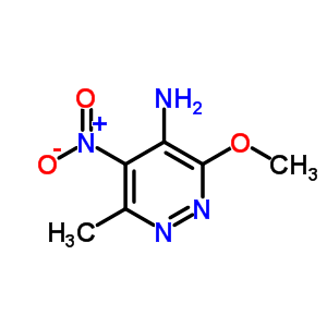 3-methoxy-6-methyl-5-nitropyridazin-4-amine