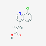 3-(8-CHLOROQUINOLINE-4-YL)ACRYLIC ACID