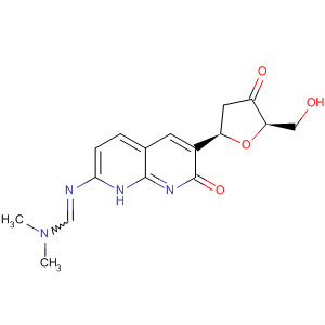 Methanimidamide,N'-[1,7-dihydro-7-oxo-6-[(2R,5R)-tetrahydro-5-(hydroxymethyl)-4-oxo-2-furanyl]-1,8-naphthyridin-2-yl]-N,N-dimethyl-