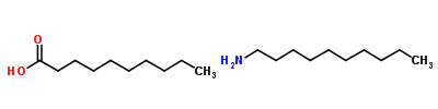 decanoic acid, compd. with 1-decanamine (1:1) molecular structure