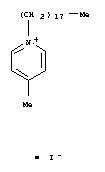 4-methyl-1-octadecylpyridinium molecular structure
