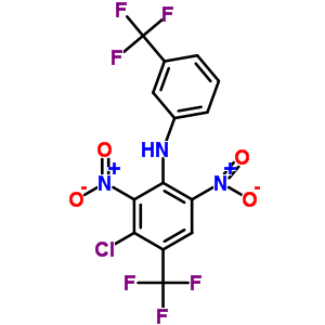 3-chloro-2,6-dinitro-4-(trifluoromethyl)-N-[3-(trifluoromethyl)phenyl]aniline