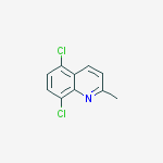 5,8-dichloro-2-methylquinoline molecular structure