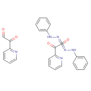 Ethanedione, di-2-pyridinyl-, bis(phenylhydrazone) molecular structure
