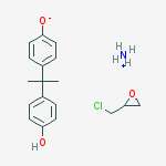 Azanium;2-(chloromethyl)oxirane;4-[2-(4-hydroxyphenyl)propan-2-yl]phenolate