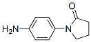 (4-aminophenyl)pyrrolidinone molecular structure