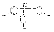 amino(4-methoxycyclohex-1-yliumyl)(4-methoxyphenolato-kappaO)(4-methoxyphenyl)boron molecular structure