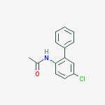N-(4-chloro-2-phenylphenyl)acetamide molecular structure