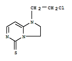 Imidazo[1,2-c]pyrimidine-5(1h)-thione, 1-(2-chloroethyl)-2,3-dihydro-