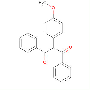 1,3-Propanedione, 2-(4-methoxyphenyl)-1,3-diphenyl- molecular structure