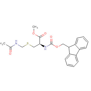 L-Cysteine,S-[(acetylamino)methyl]-N-[(9H-fluoren-9-ylmethoxy)carbonyl]-, methylester molecular structure