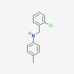 Benzenemethanamine, 2-chloro-N-(4-methylphenyl)- molecular structure
