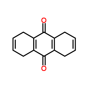 1,4,5,8-tetrahydroanthracene-9,10-dione molecular structure